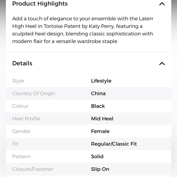 Katy Perry Collections Tortoise Shell Heels - Picture 5 of 8